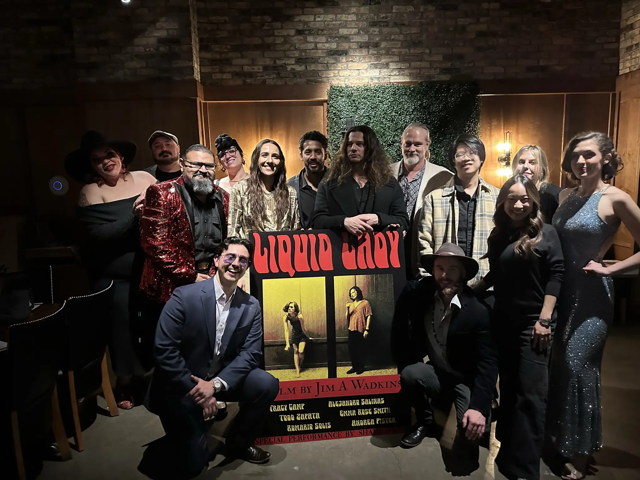 Liquid Lady private screening cast and crew photo